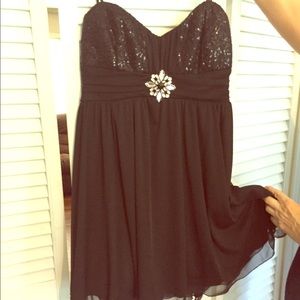 Black dance dress